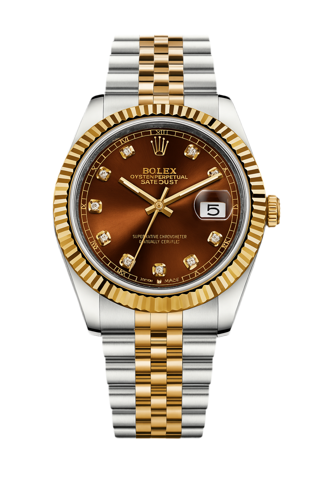 Rolex Datejust – Two Tone - Chocolate Diamond Dial