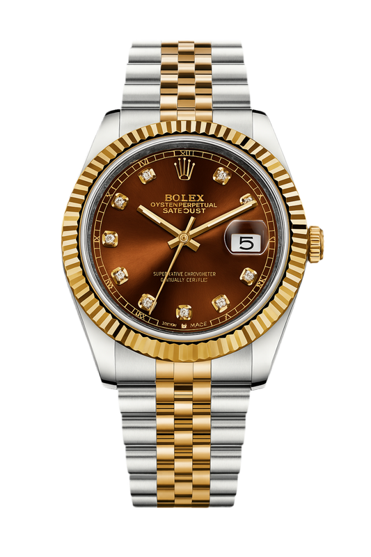 Rolex Datejust – Two Tone - Chocolate Diamond Dial