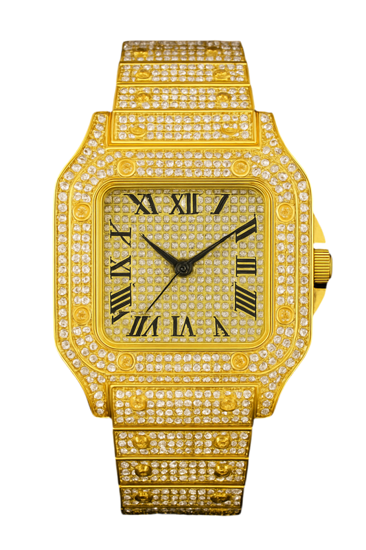 Iced Luxury Cartier Watch