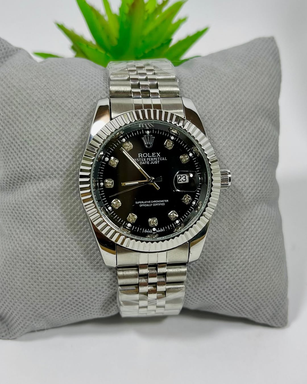 Rolex DateJust Black Dial