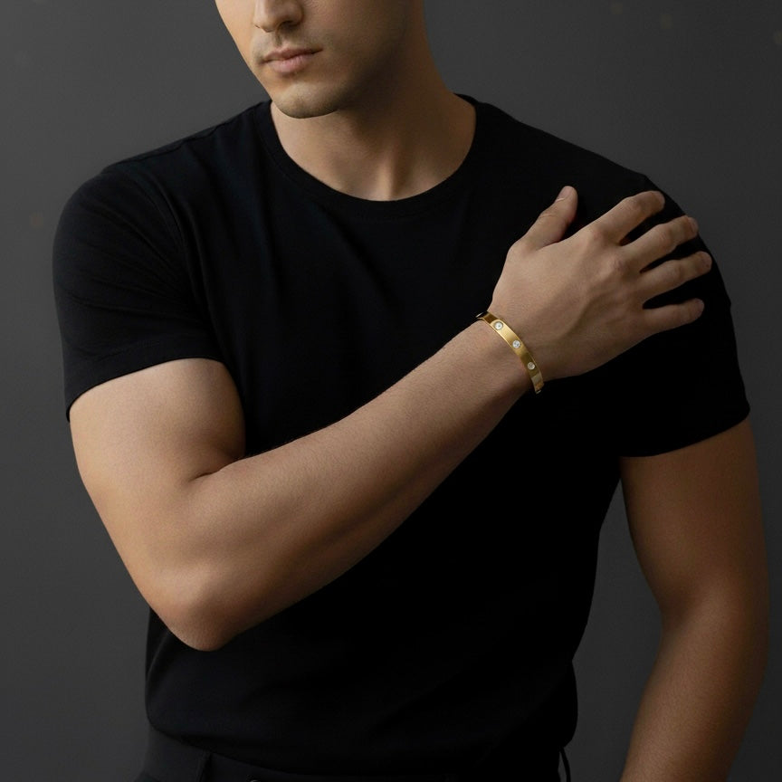 Love Bracelet – Minimal Stainless Steel Bangle