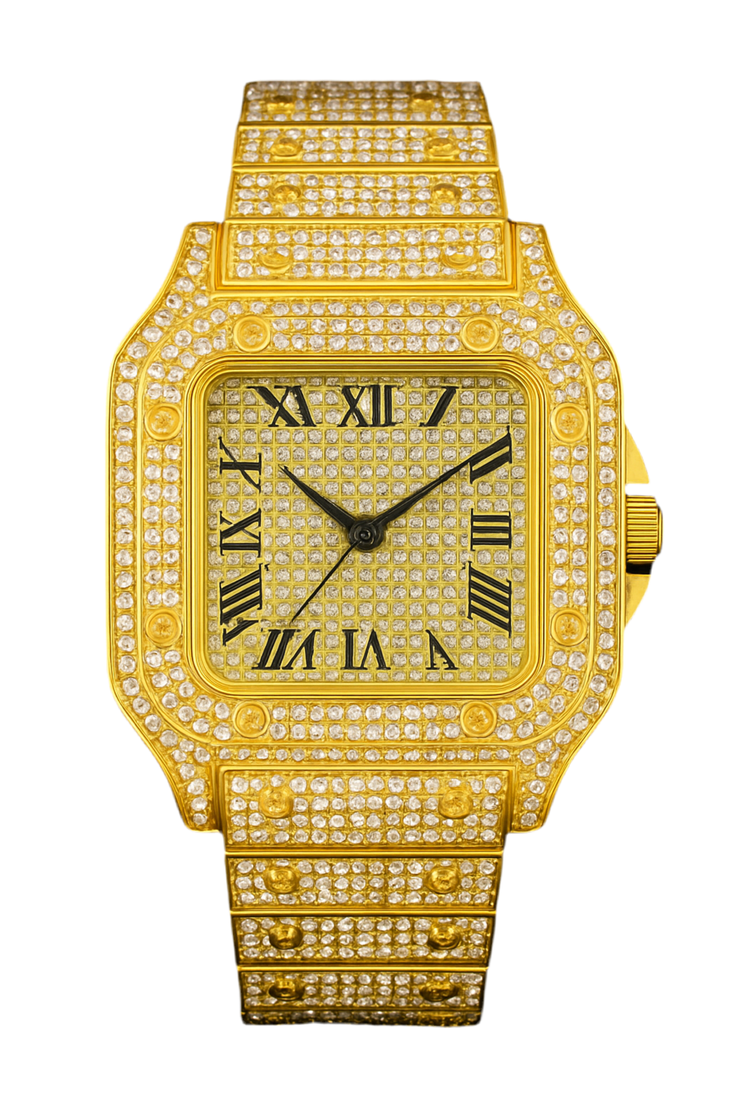 Iced Luxury Cartier Watch