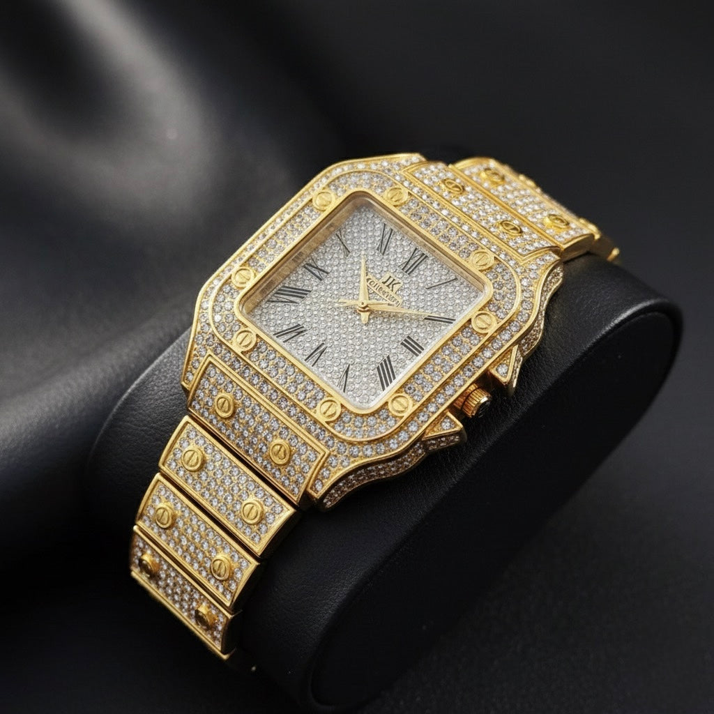 Iced Luxury Cartier Watch