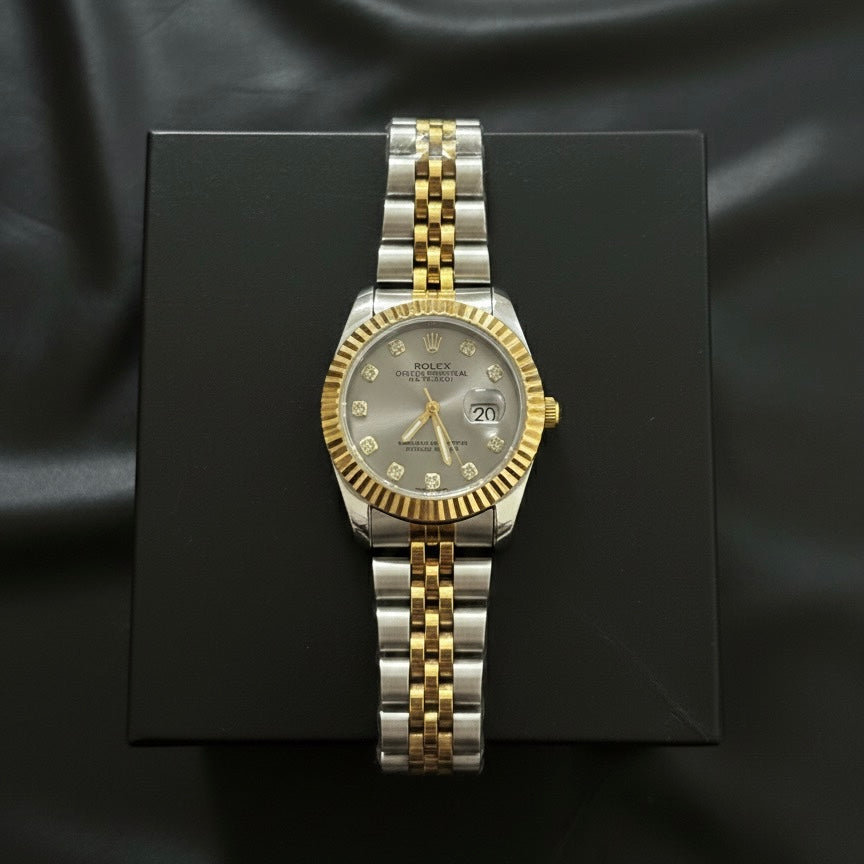 Rolex Two-Tone – Silver Dial Women