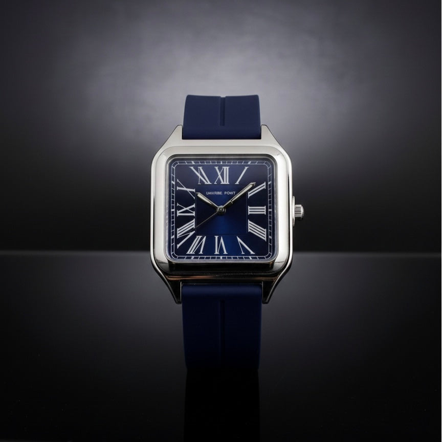 UP Square – Blue Roman Dial | Old Money