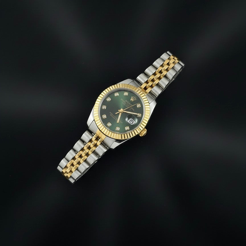 Rolex Two-Tone – Green Dial Women