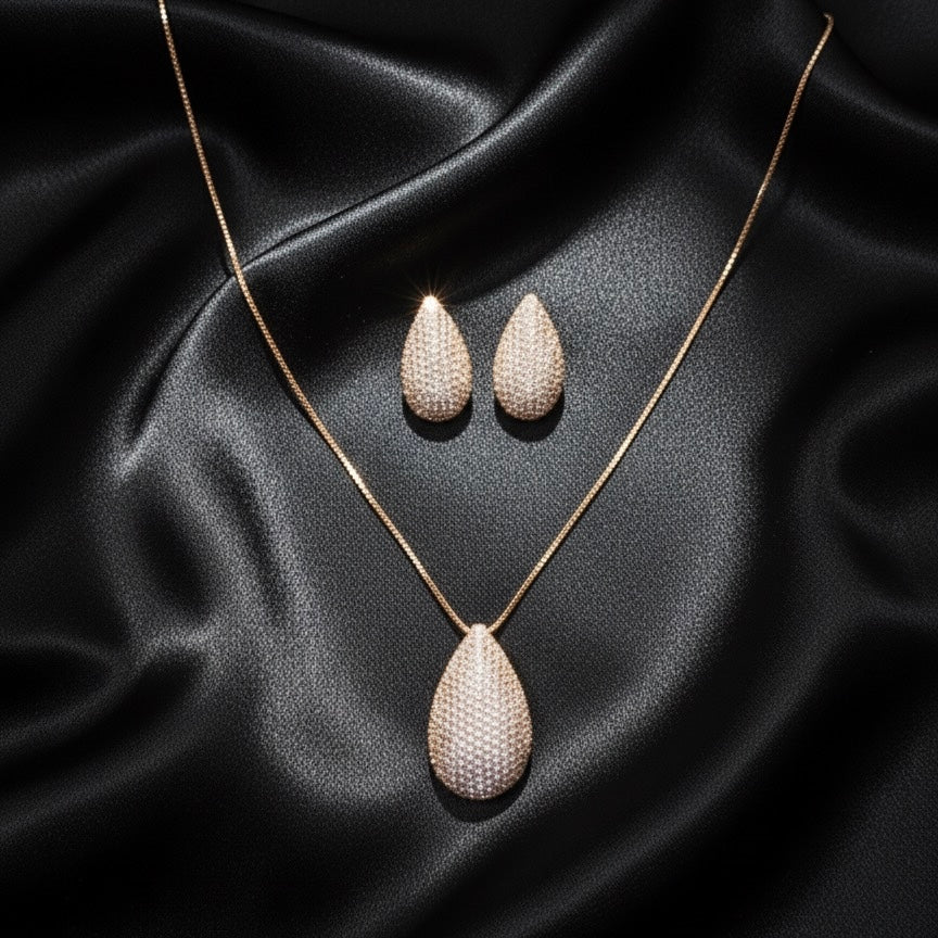 Zarcon Necklace + Earrings Set