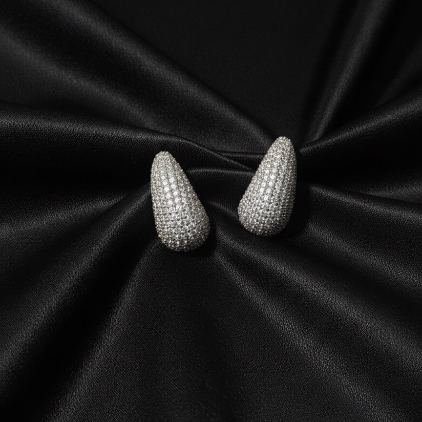 Elegant Water Drop Tennis Earrings