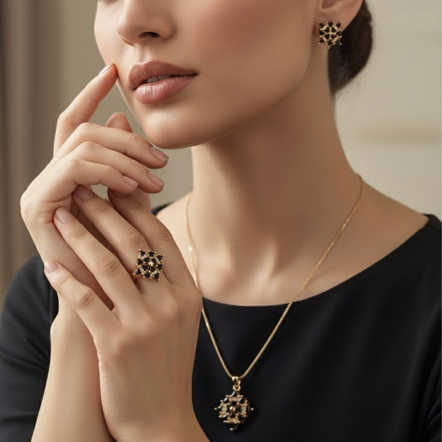 Celestial Starburst Jewelry Set