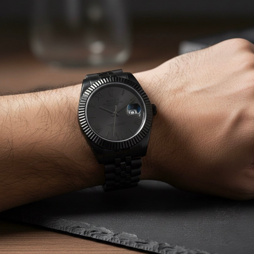 Black Rolex - Limited Edition - Jubilee Bracelet