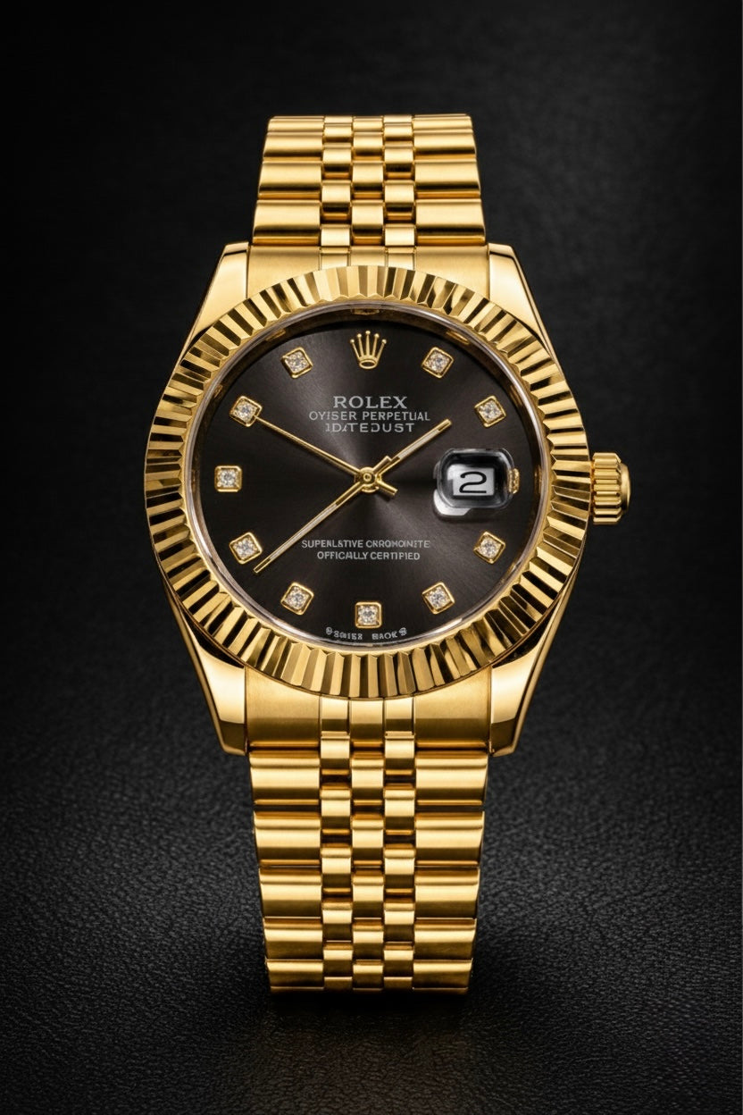 Rolex Golden - Black