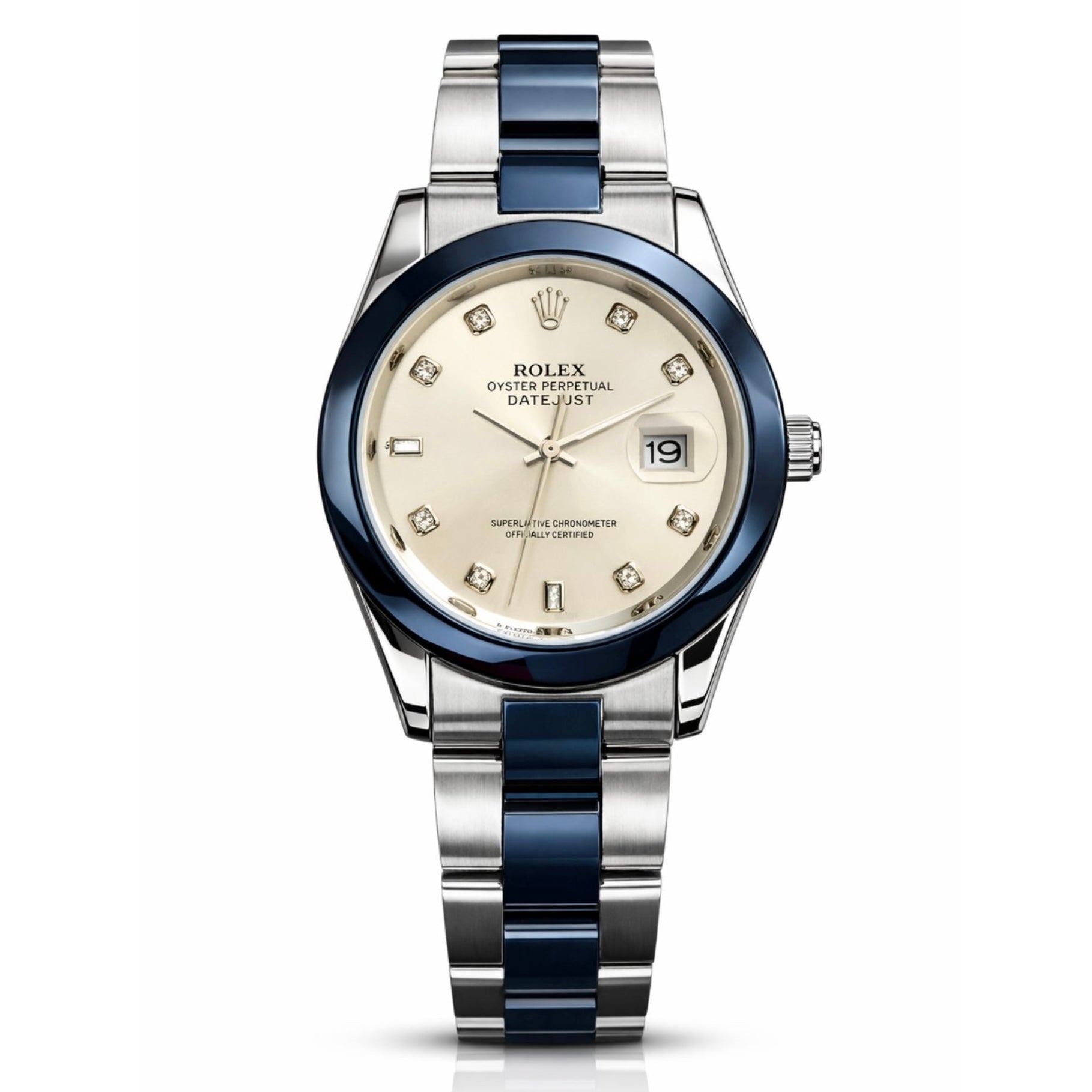 Rolex Oyster Perpetual - Blue Bezel