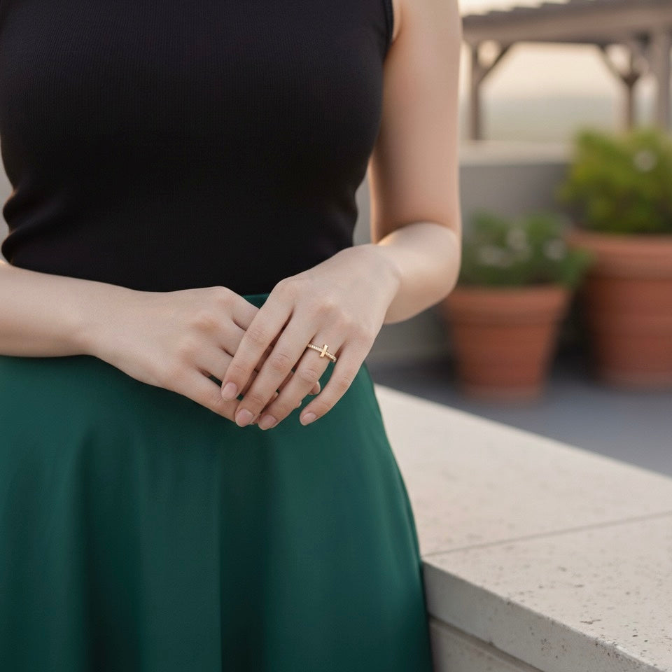 Tiffany-Style Elegant Ring