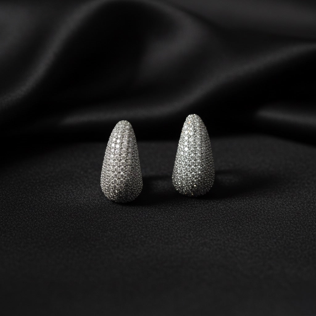 Elegant Water Drop Tennis Earrings