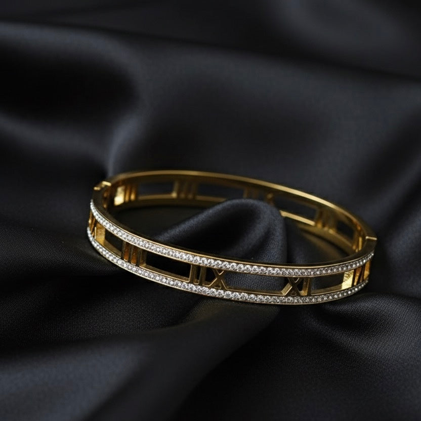 Roman Rhinestone Bracelet