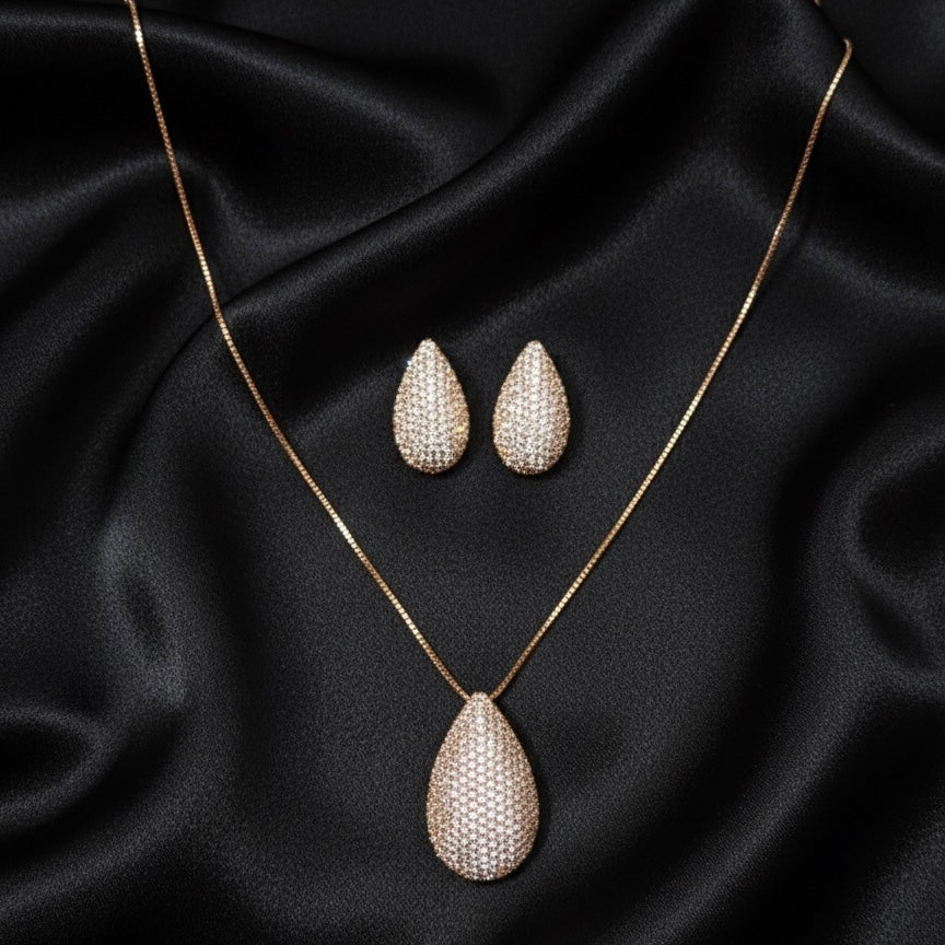 Zarcon Necklace + Earrings Set