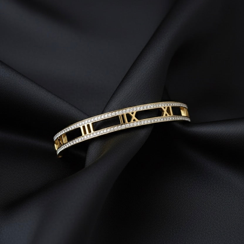 Roman Rhinestone Bracelet