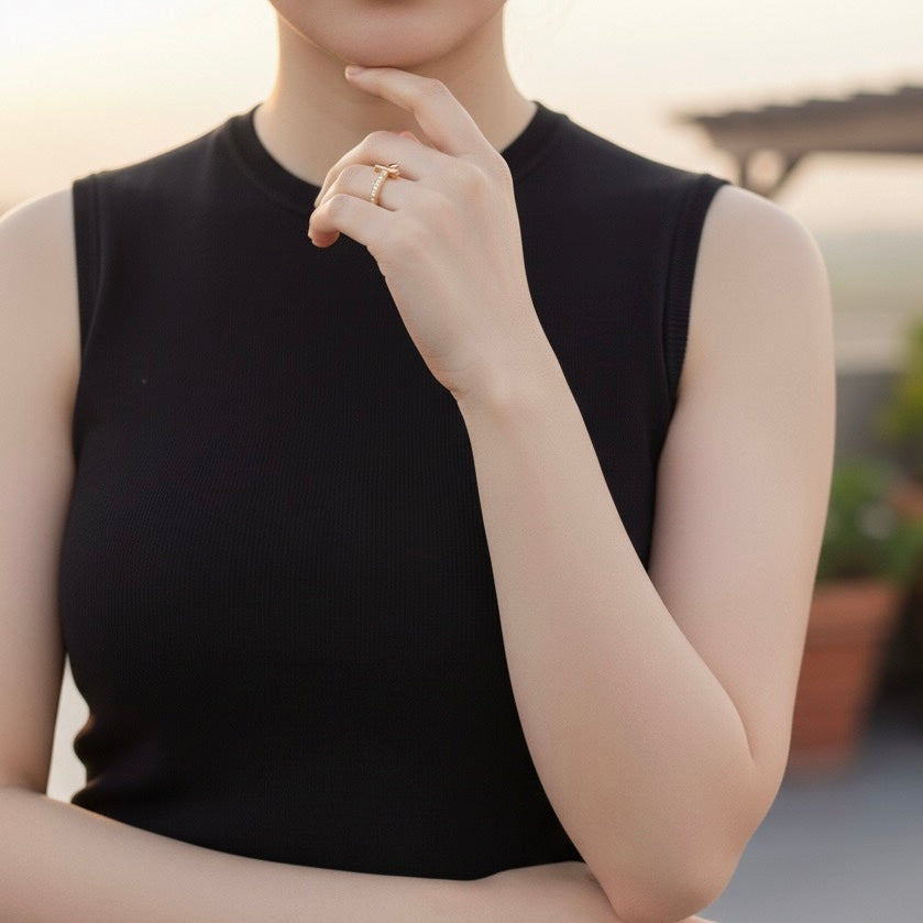 Tiffany-Style Elegant Ring