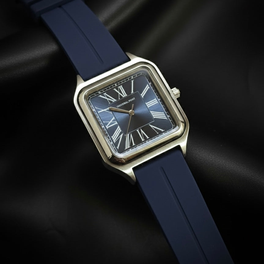UP Square – Blue Roman Dial | Old Money