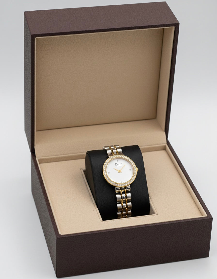 Dior Two-Tone Diamond Bezel - Luxury Watch
