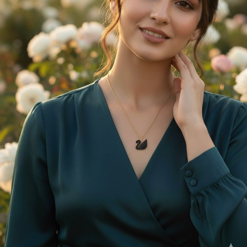Swan Pendant Necklace