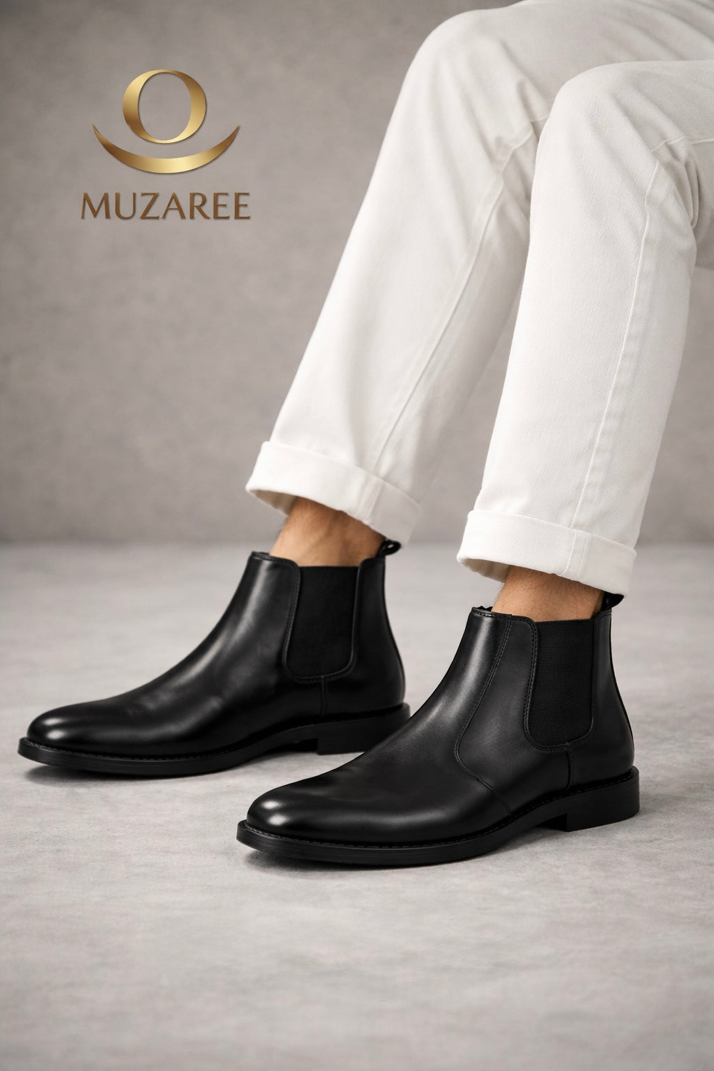 Matt Black Chelsea Boots – Premium Cow Leather