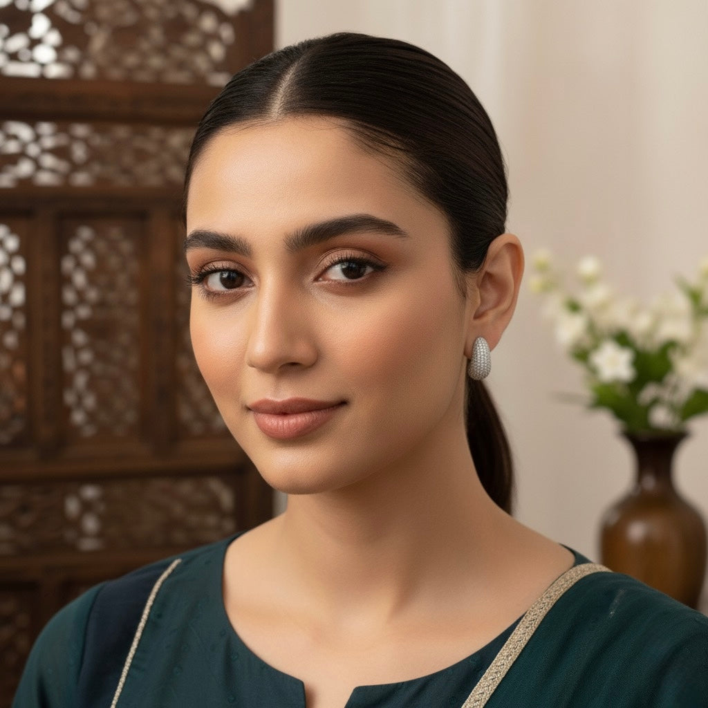 Elegant Water Drop Tennis Earrings