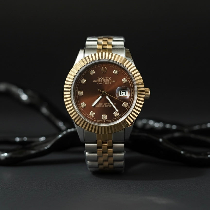 Rolex – Two Tone - Chocolate Brown