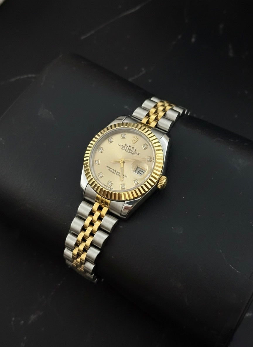 Rolex Two-Tone – Golden Dial Women