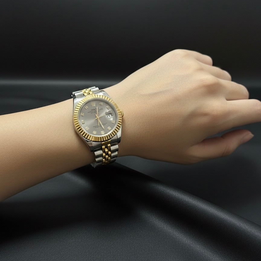 Rolex Two-Tone – Silver Dial Women