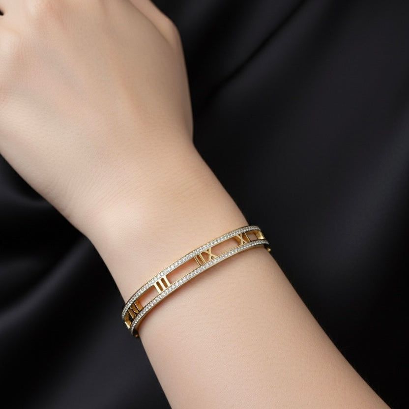 Roman Rhinestone Bracelet