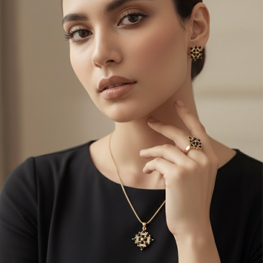 Celestial Starburst Jewelry Set