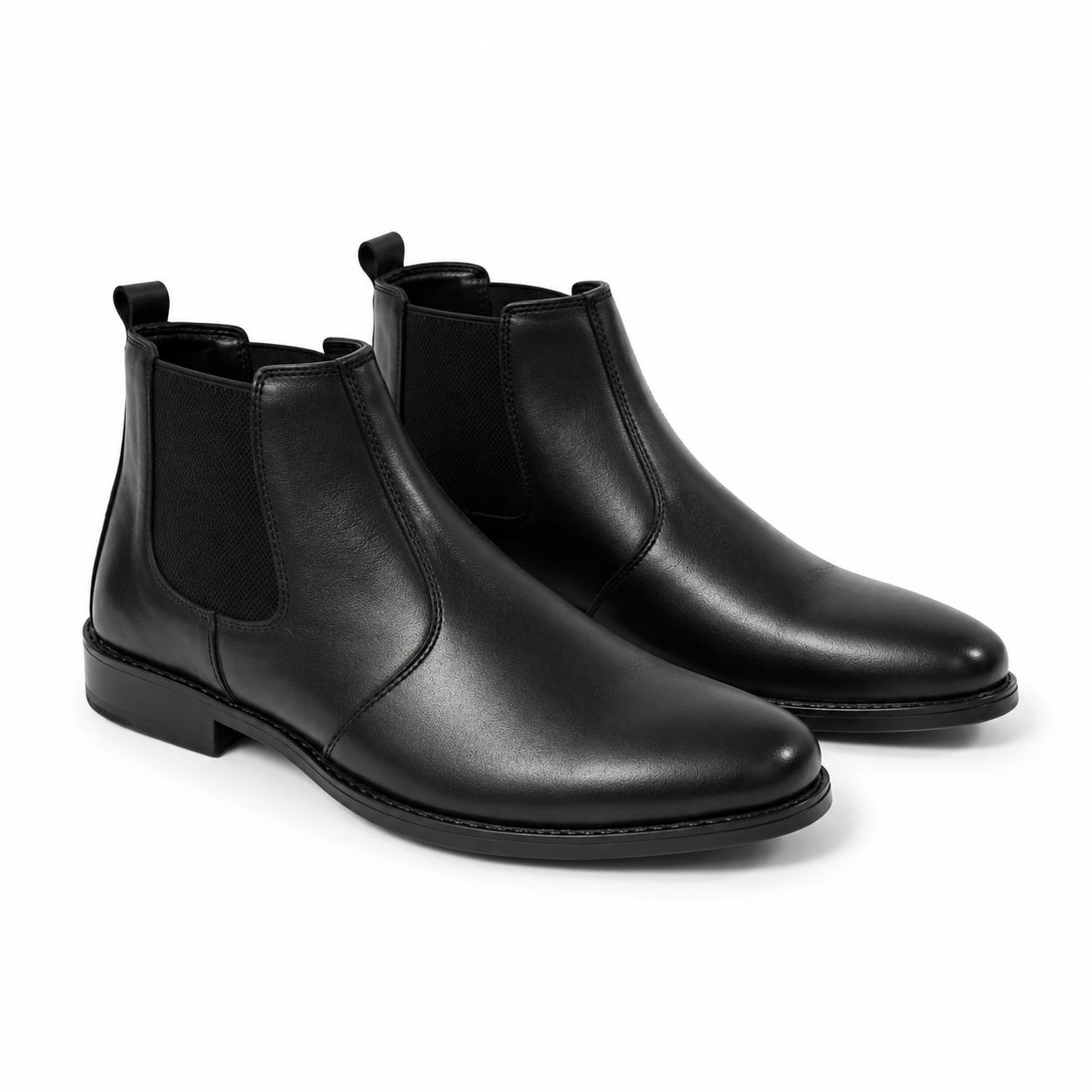 Matt Black Chelsea Boots – Premium Cow Leather