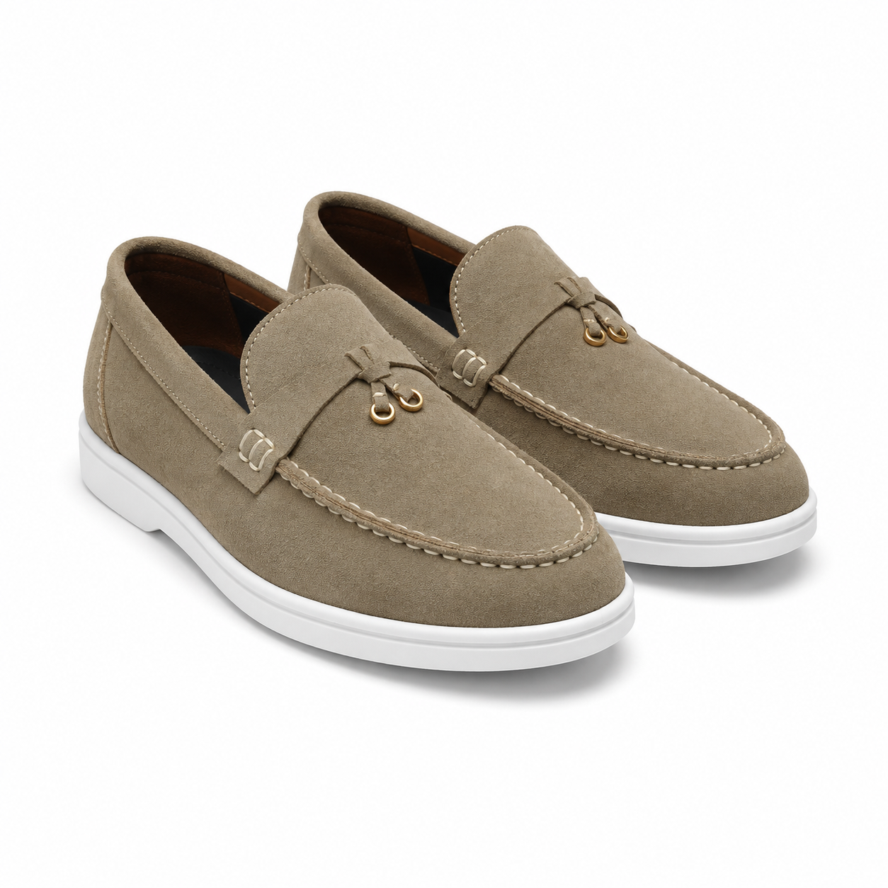 Muzaree Mink Suede Leather Loafers – Men