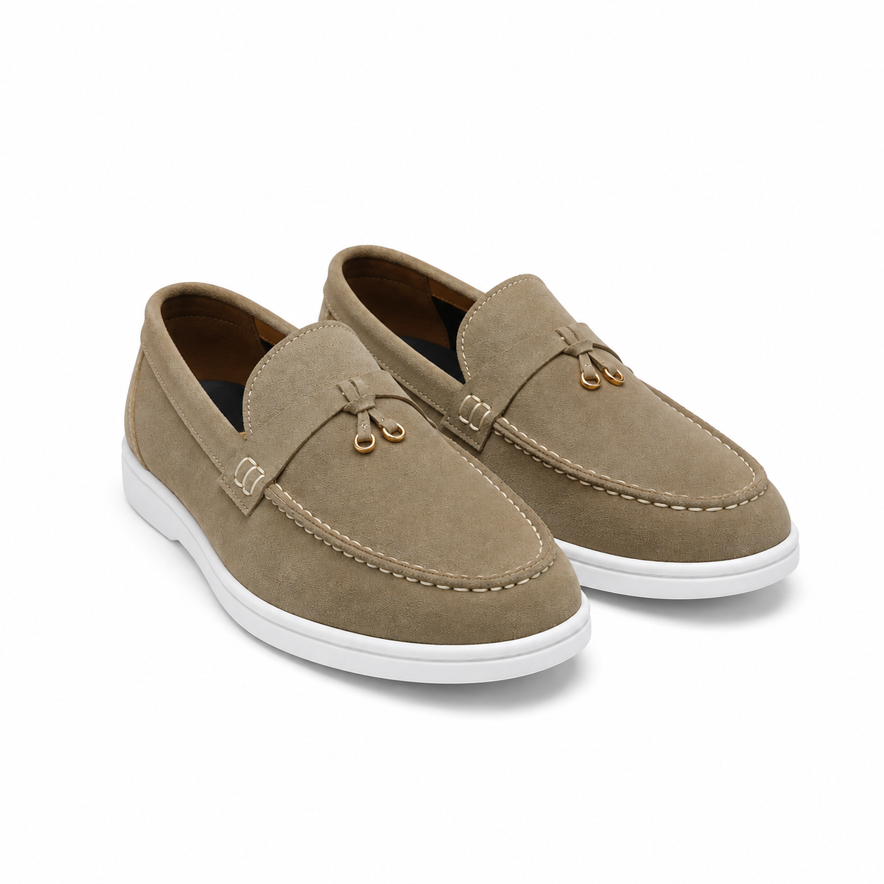 Muzaree Mink Suede Leather Loafers – Men