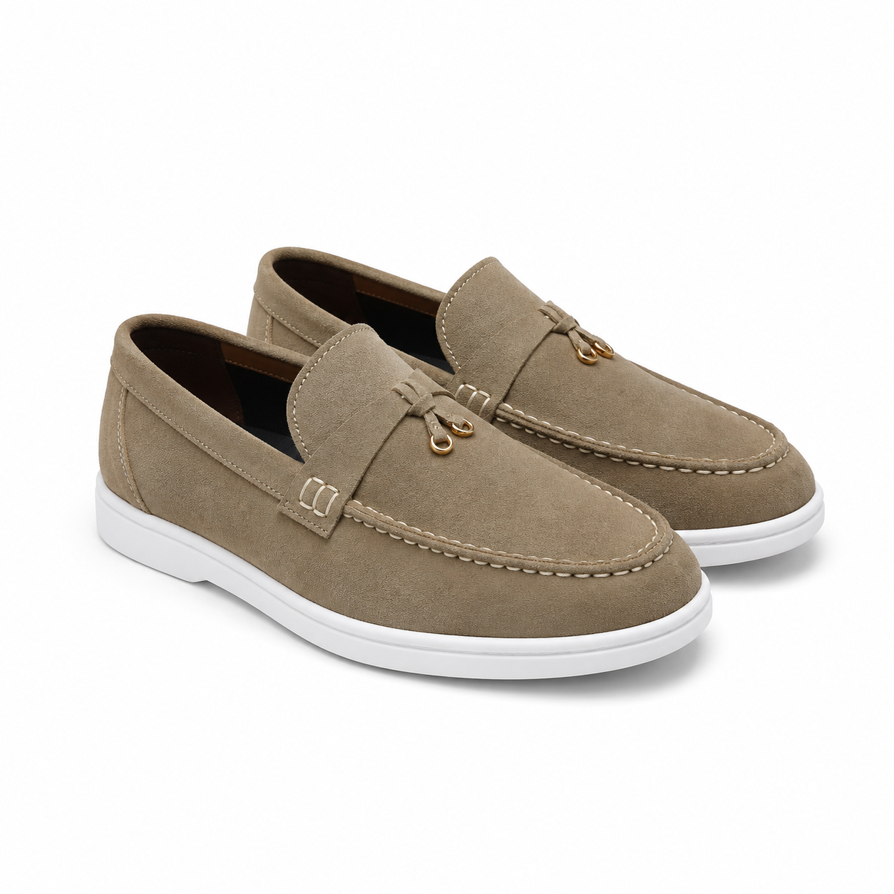 Muzaree Mink Suede Leather Loafers – Men
