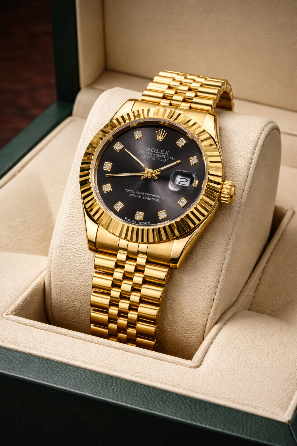 Rolex Golden - Black