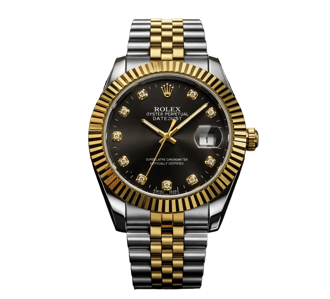 Rolex – Two Tone - Black Diamond Dial