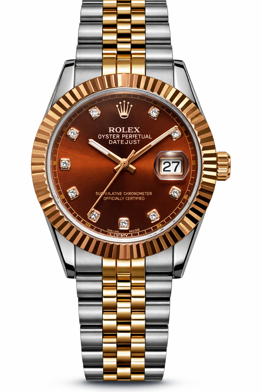 Rolex – Two Tone - Chocolate Brown