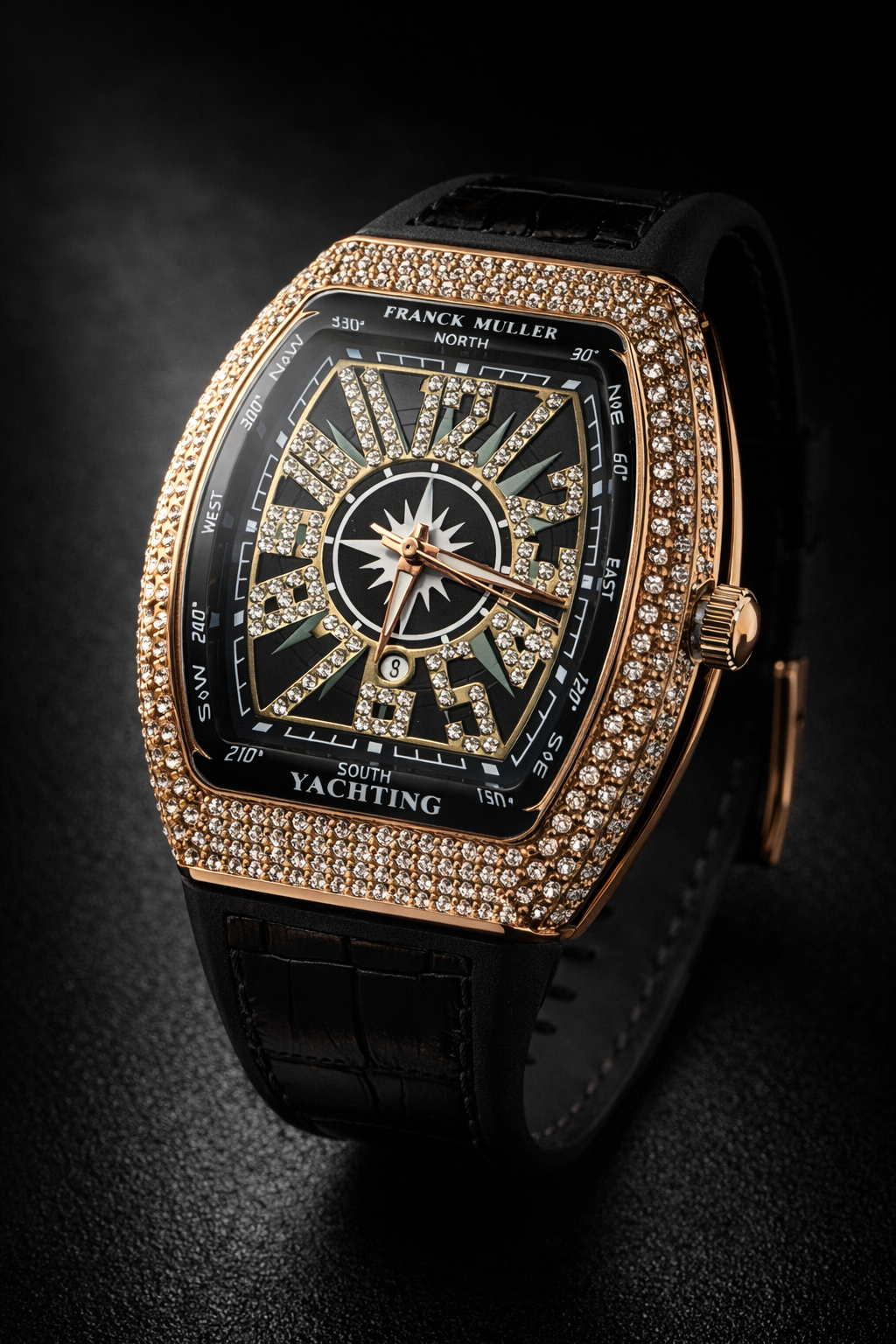 Frank Muller Multi-Tone - Diamond Accents