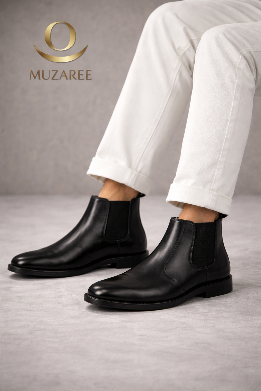 Matt Black Chelsea Boots – Premium Cow Leather