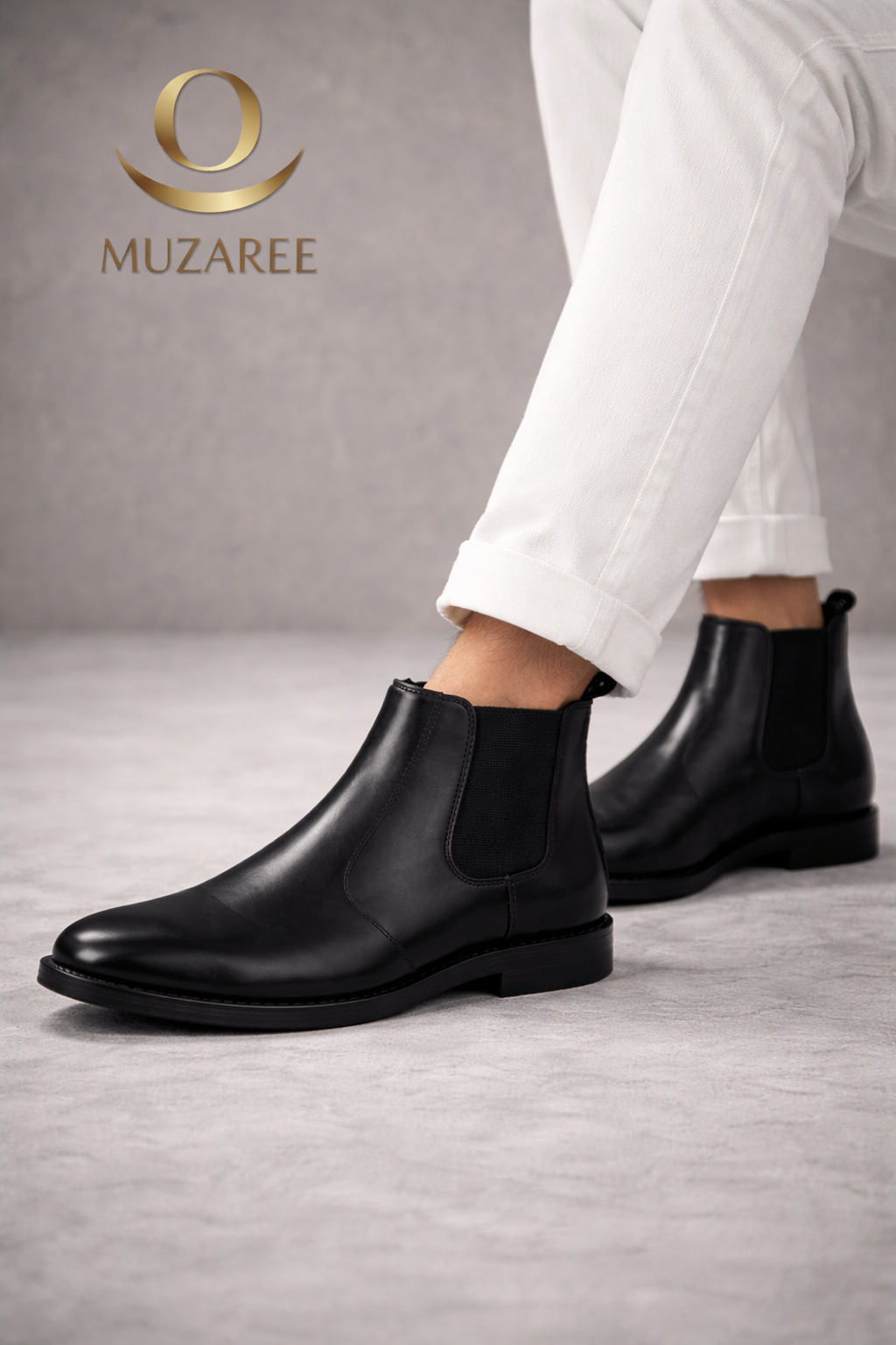 Matt Black Chelsea Boots – Premium Cow Leather