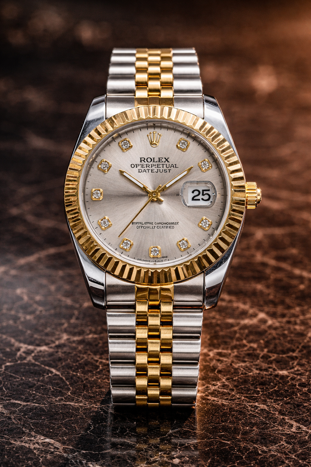 Rolex Two-Tone – Silver Dial Women