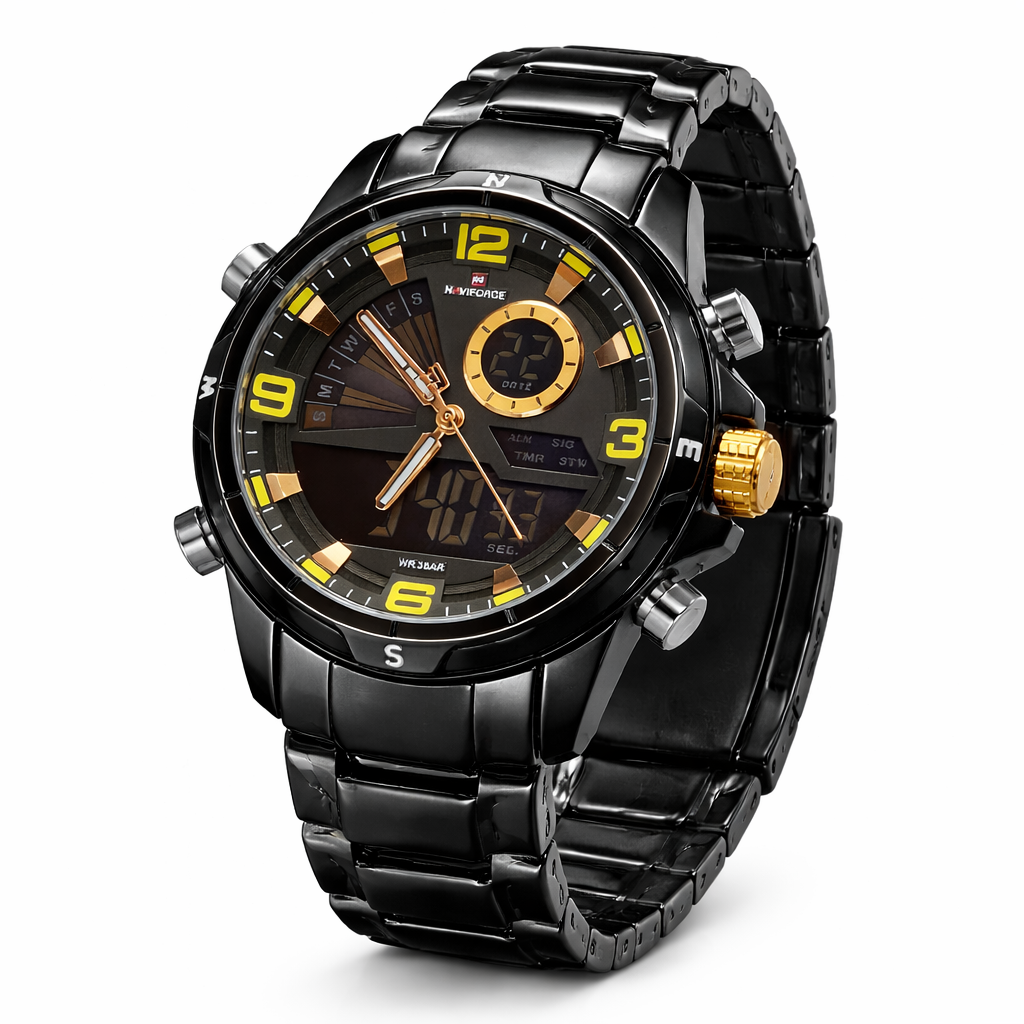 NF Luxury Dual Display Watch - Men