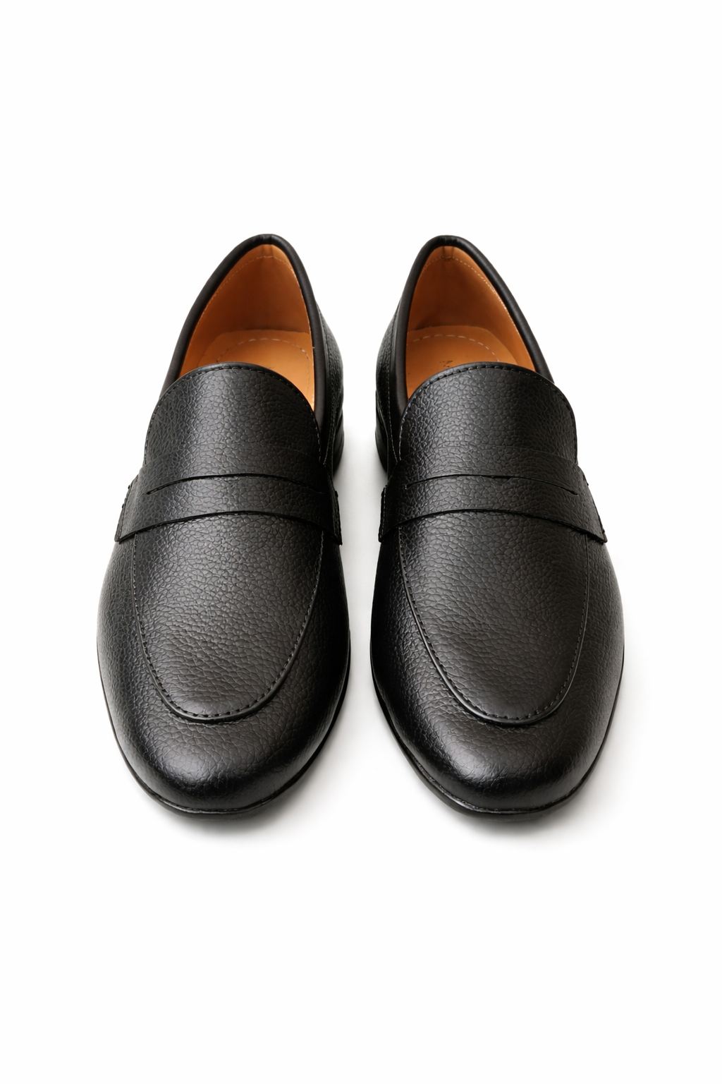 Royal Grain Leather Loafers - Men Shoes