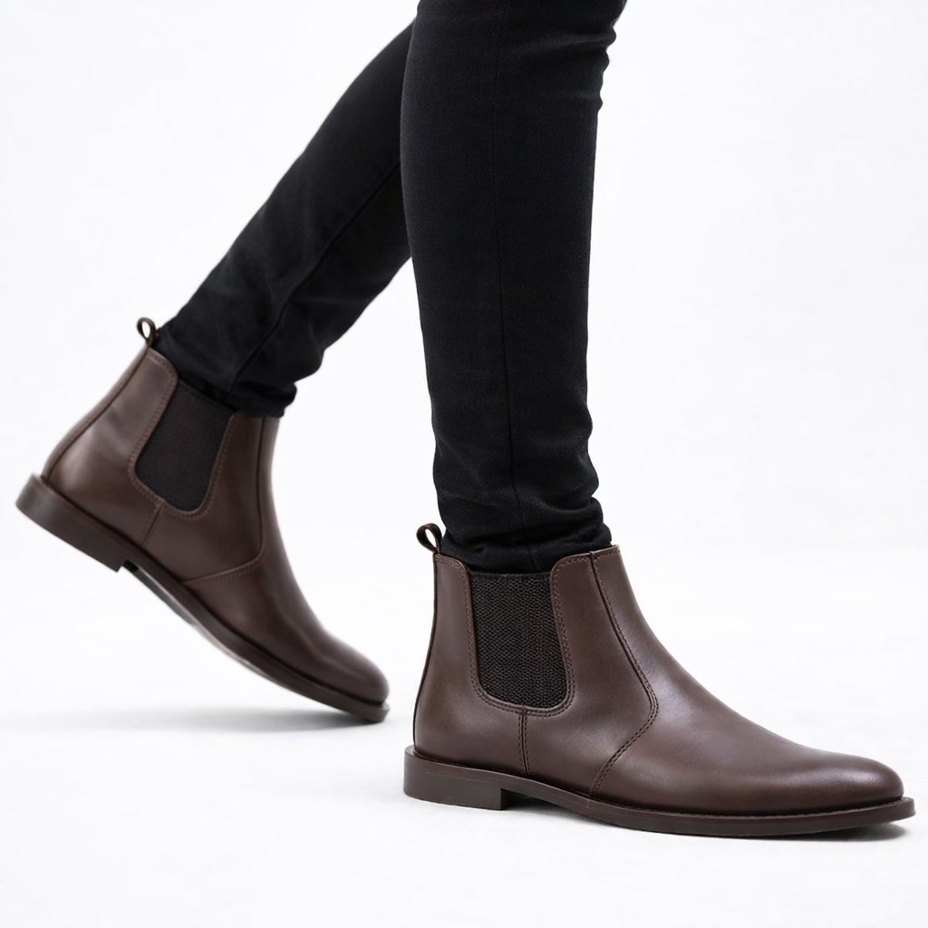 Brown Chelsea Boots – Premium Cow Leather